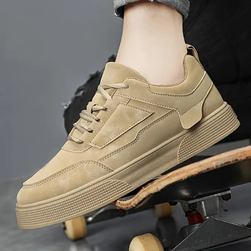 Chaussures casual unies à lacets et antidérapantes pour hommes detail 19