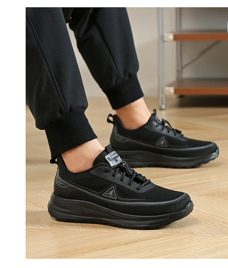 Lichte en ademende mesh hardloopschoenen voor heren detail 2