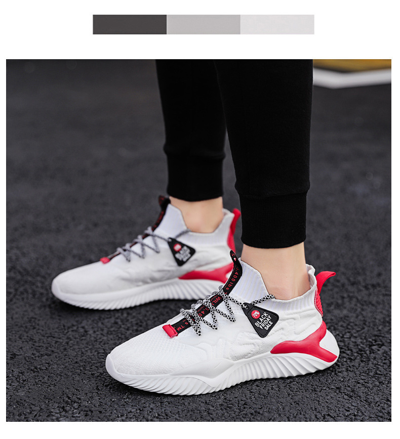 Men's Breathable Mesh Cushioned Running Shoes detail 7