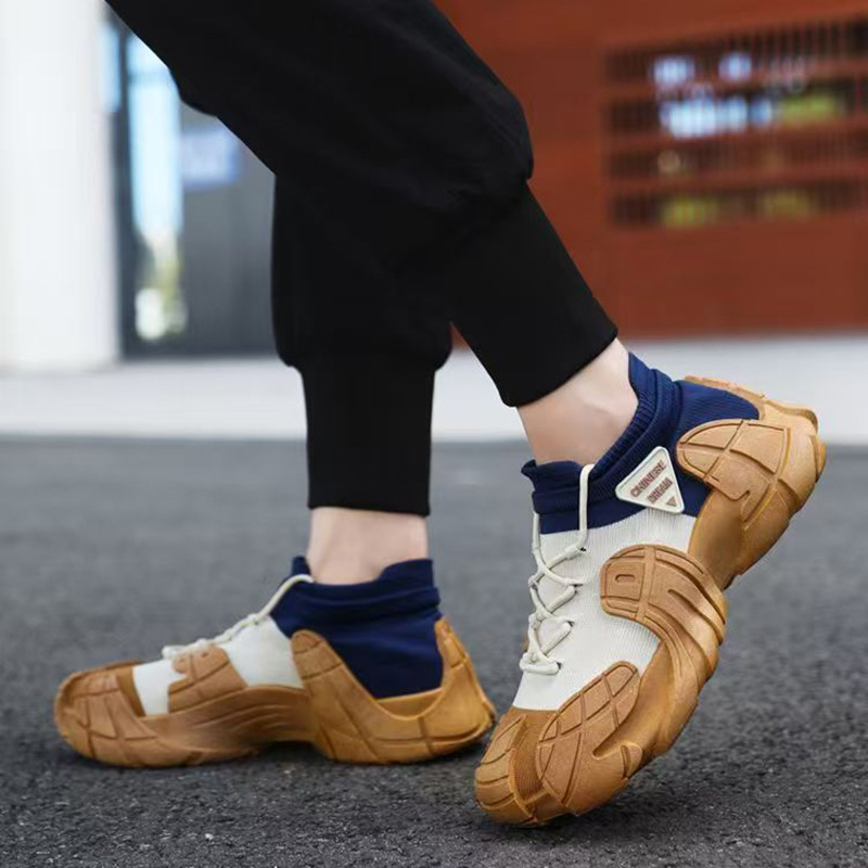 Chaussures casual plateforme unisexe en maille respirante 3