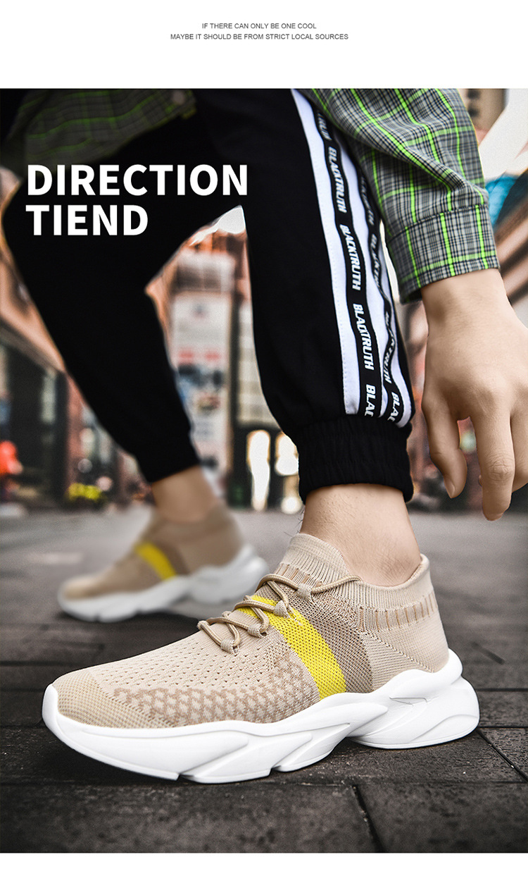 Scarpe da corsa da uomo leggere e traspiranti in mesh detail 6