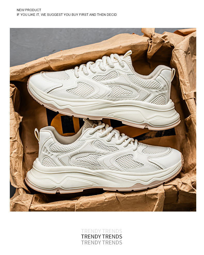 Atmungsaktive Herren-Sneaker mit Mesh & Dämpfung detail 5