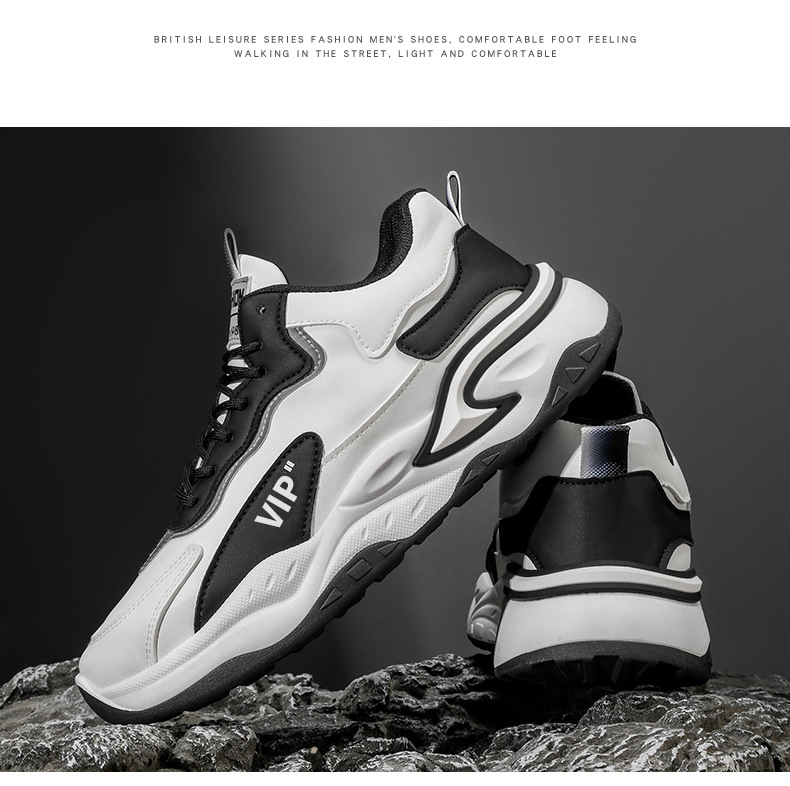 Chaussures casual homme à plateforme et semelle amortissante detail 11