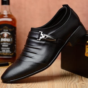 Nette veterschoenen met spitse neus voor heren detail 1