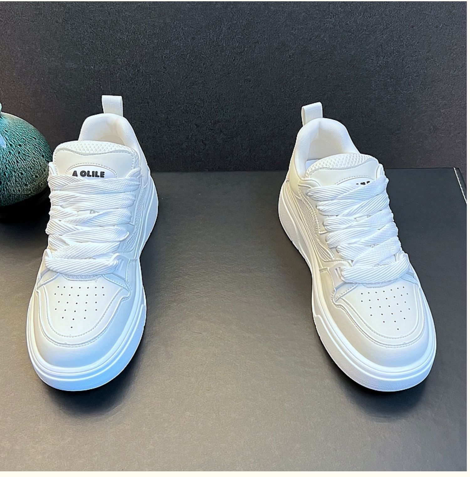 Unisex Breathable Mesh Platform Casual Sneakers detail 4