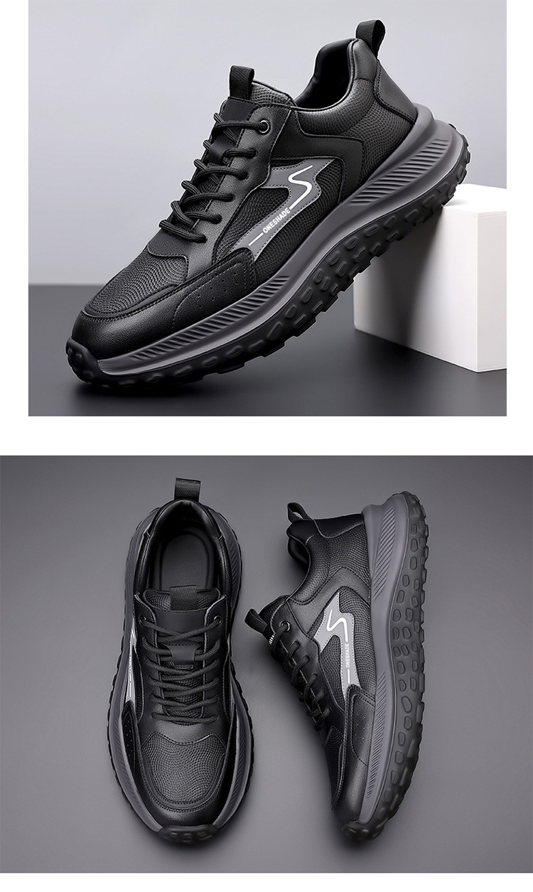 Sneakers casual da uomo stringate, traspiranti e ammortizzate detail 7