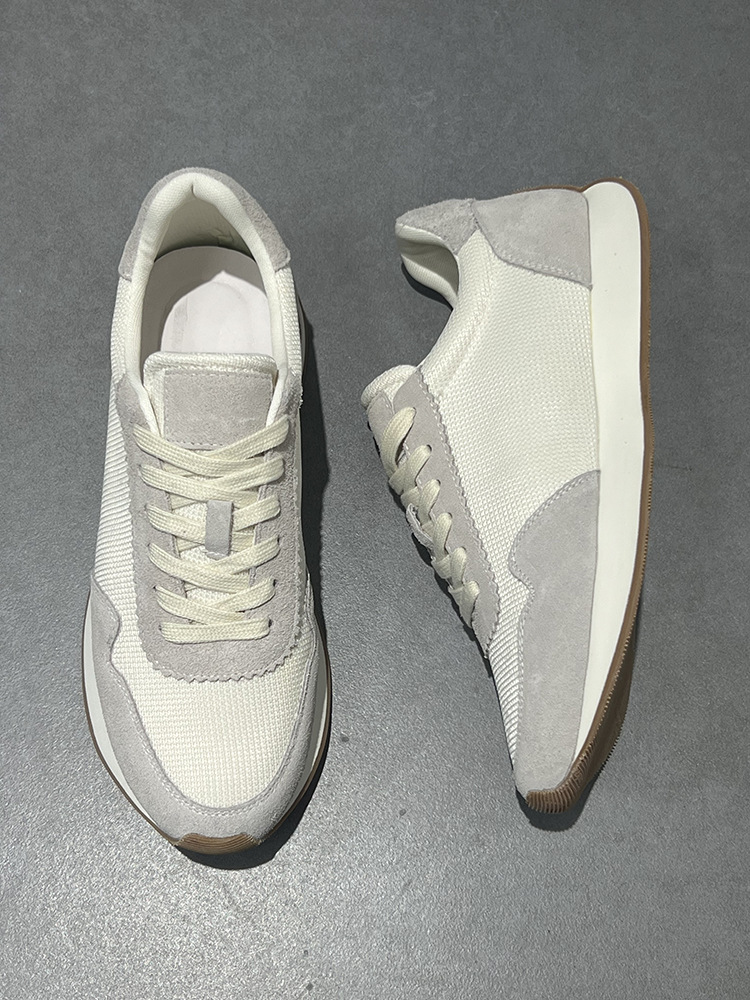 Atmungsaktive Unisex-Sneaker aus Wildleder mit Schnürung detail 4