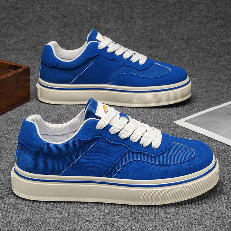Herren Freizeitschuhe mit Schnürung, Colorblocking & Plateau 4