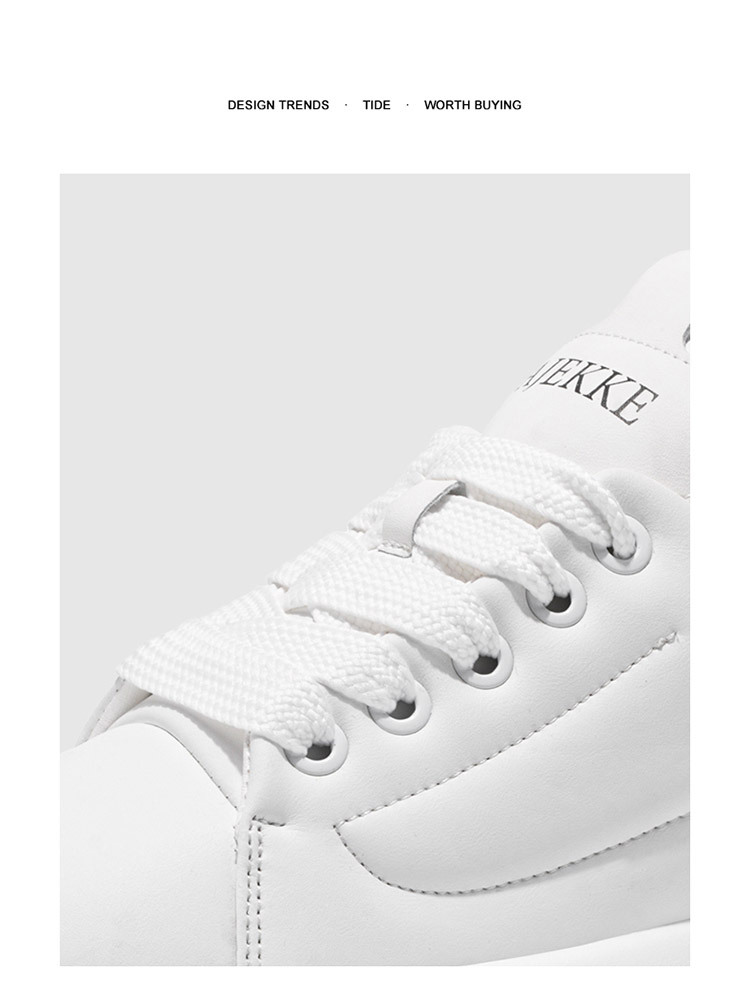 Chaussures casual unisexes à plateforme et lacets style chunky detail 3