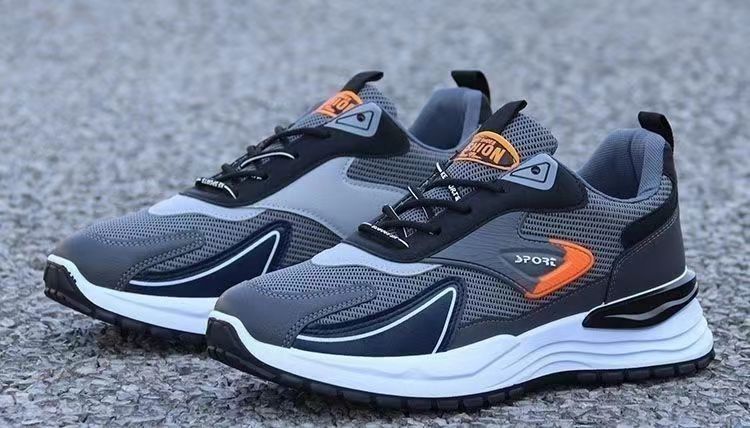 Atmungsaktive gedämpfte Sportschuhe für Herren aus Mesh detail 4