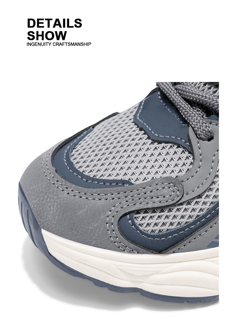 Men's Breathable Cushioned Platform Casual Shoes detail 1