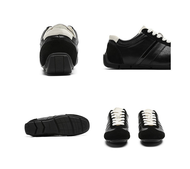 Atmungsaktive, leichte Freizeitschuhe für Herren mit Schnürung detail 3
