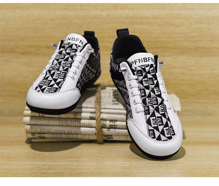 Atmungsaktive Canvas-Freizeitschuhe für Herren mit Print detail 6