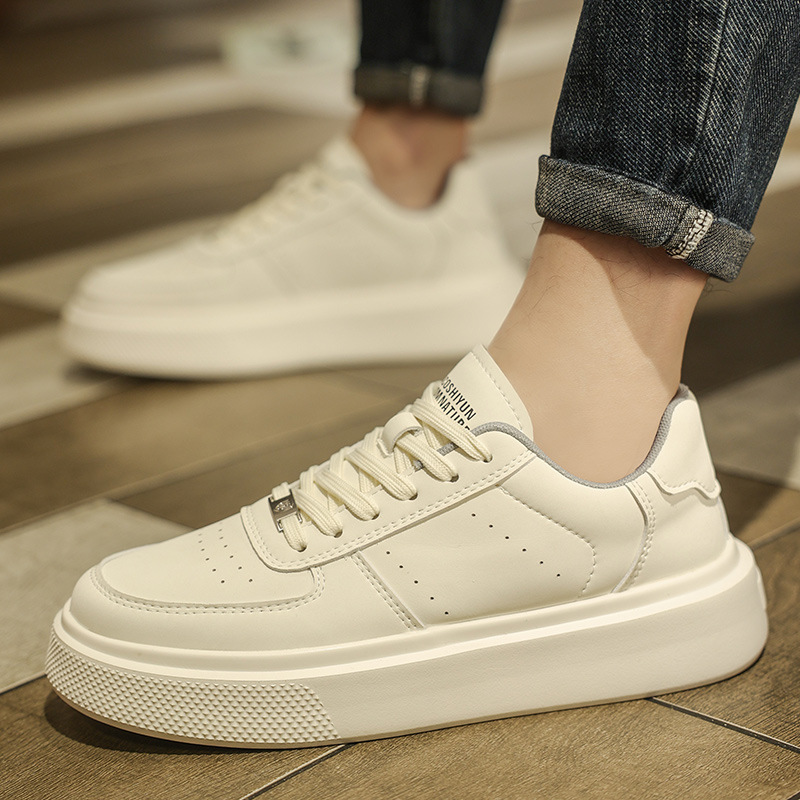 Men's Platform Breathable Lace-Up Casual Shoes