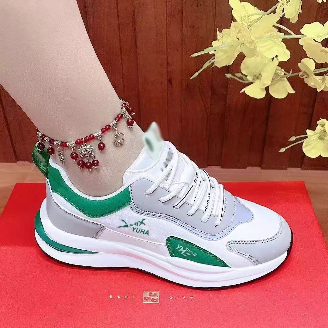 Scarpe casual da donna stringate e ammortizzate con design a blocchi di colore detail 4