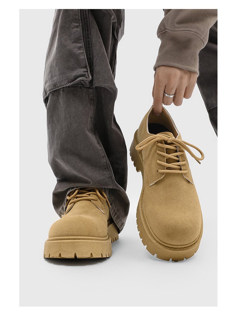 Men's Chunky Platform Lace-Up Casual Shoes detail 4