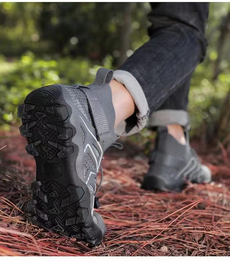 Scarpe sportive da uomo in mesh traspirante leggere con lacci detail 6