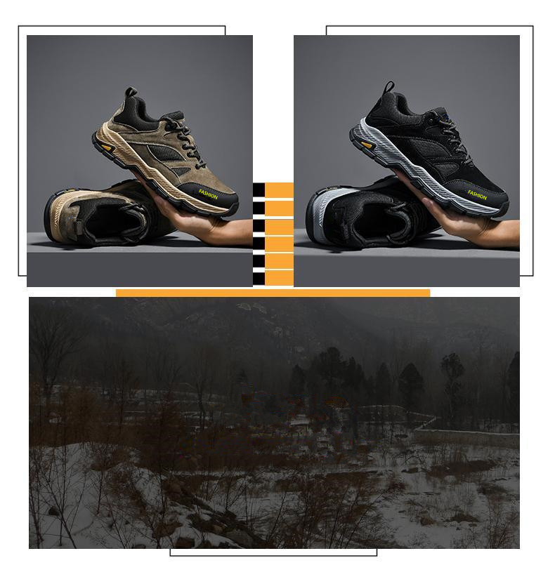 Scarpe casual da uomo traspiranti antiscivolo stringate per l'outdoor detail 3