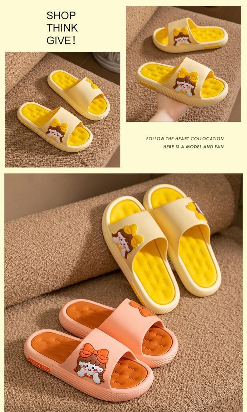 Women's Cushioned Platform Open-Toe Slippers detail 1