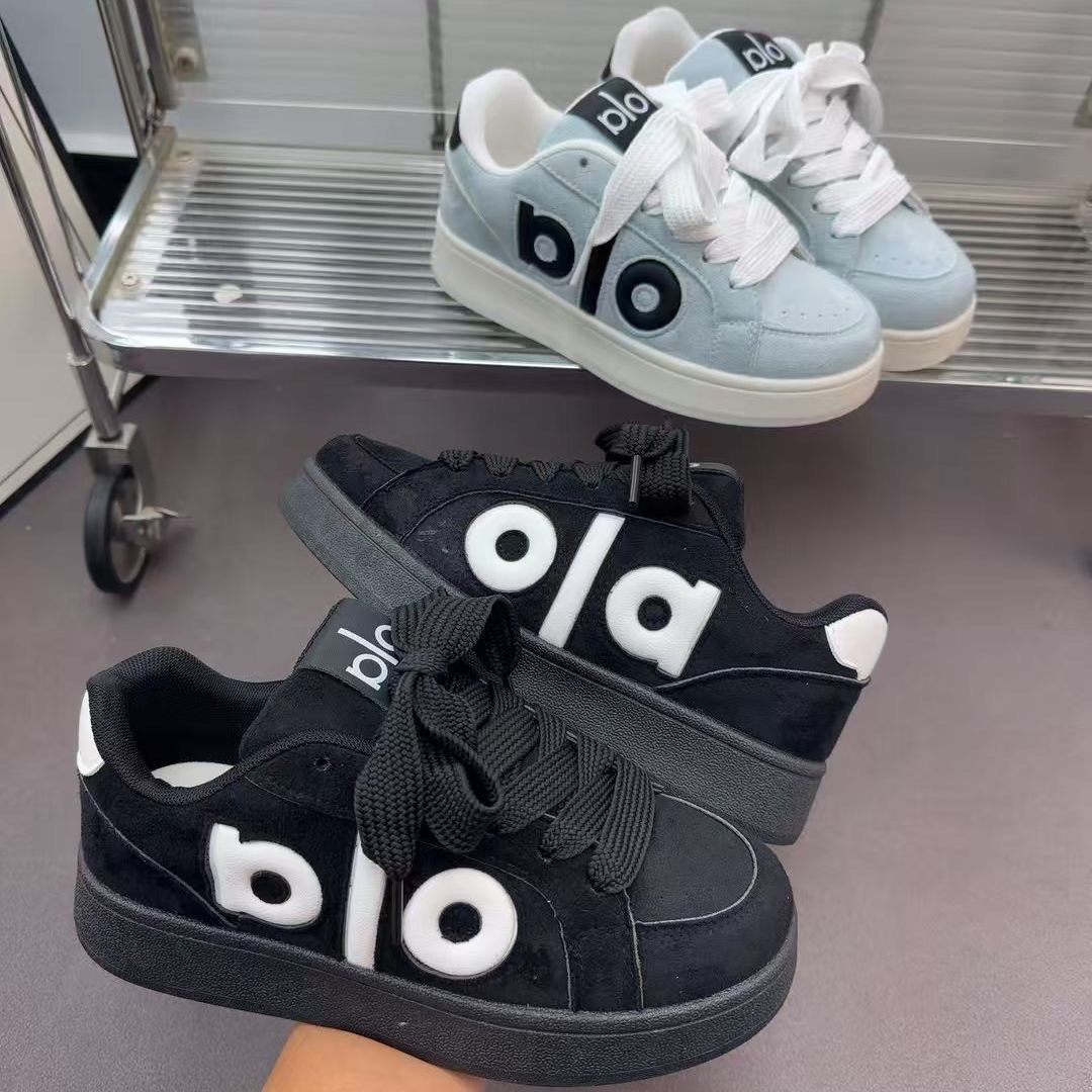 Damen Plateau-Skateschuhe mit Schnürung – Lässige Sneaker 3