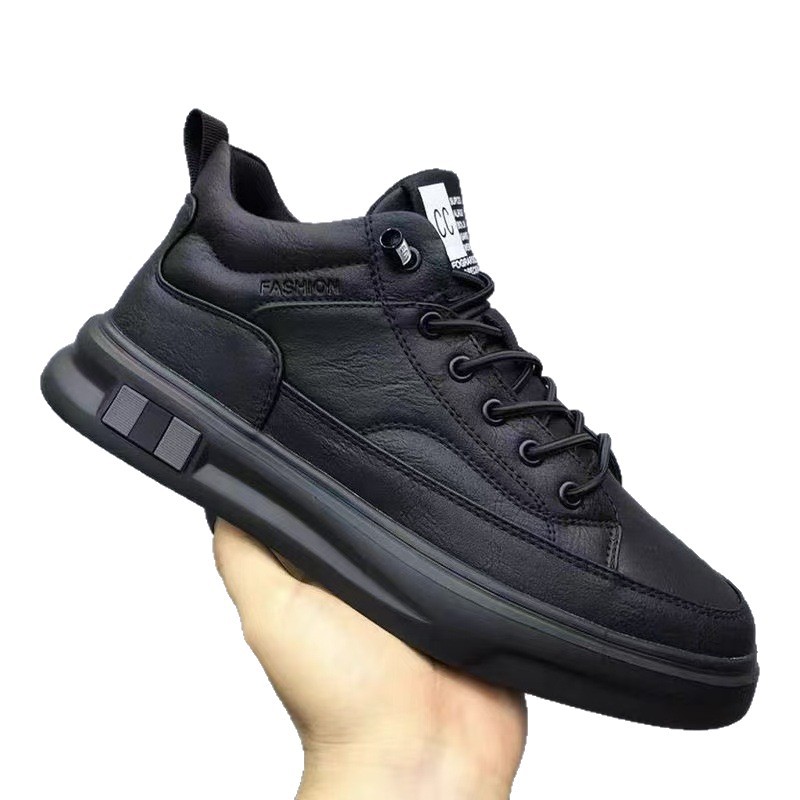 Scarpe casual da uomo in pelle PU stringate con suola ammortizzata 6