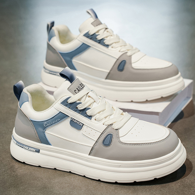 Gedämpfte Plateau-Freizeitschuhe für Herren im Colorblock-Design