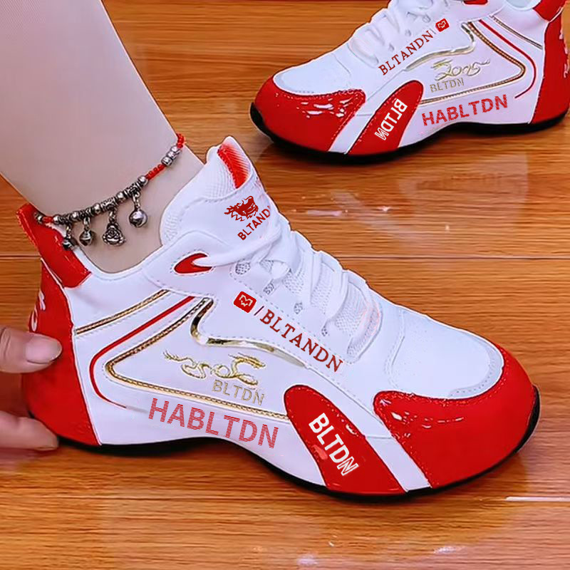 Damen Leichte Freizeitschuhe mit Schnürung im Colorblock-Design