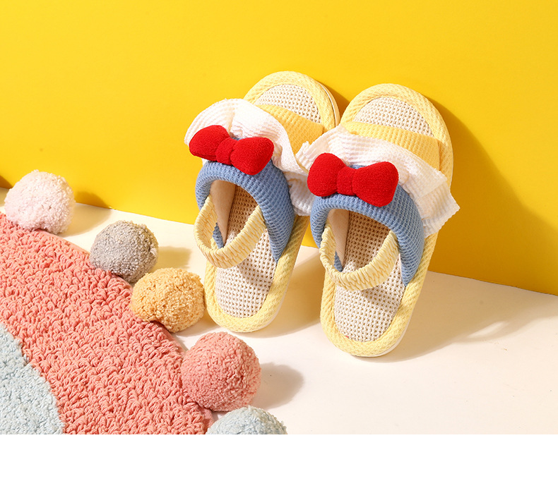 Ademende gevoerde open pantoffels voor dames detail 6