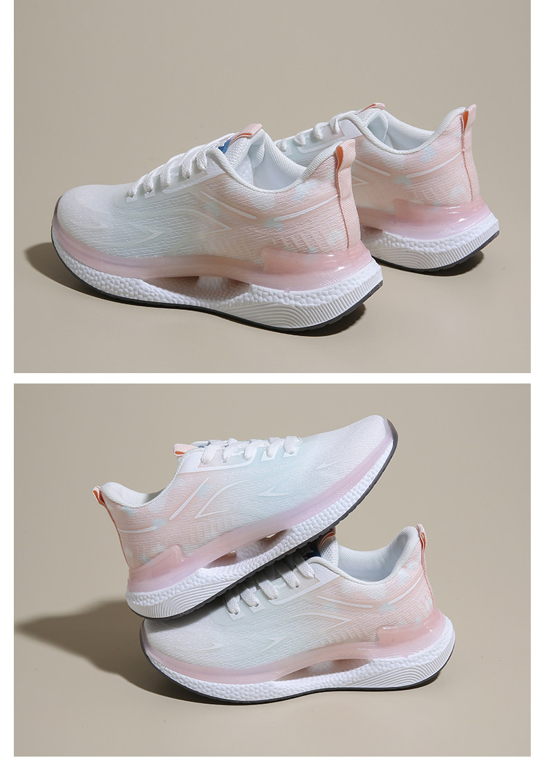 Atmungsaktive, gedämpfte Damen-Laufschuhe mit Schnürung detail 19