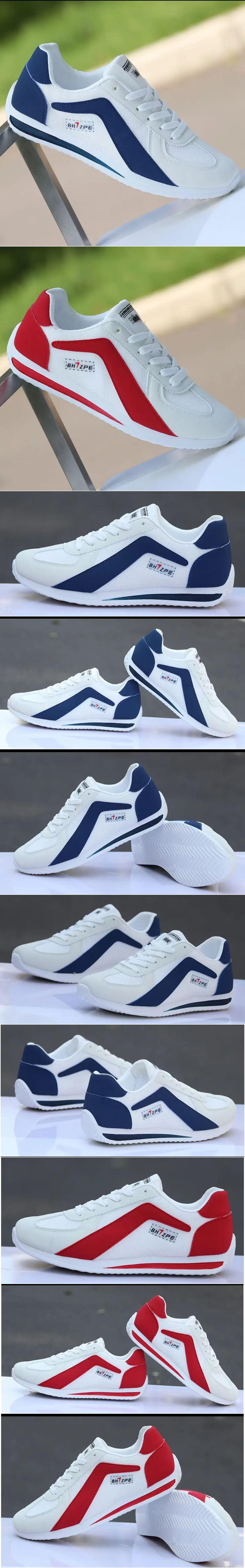 Baskets casual respirantes et légères pour homme style color-block detail 1