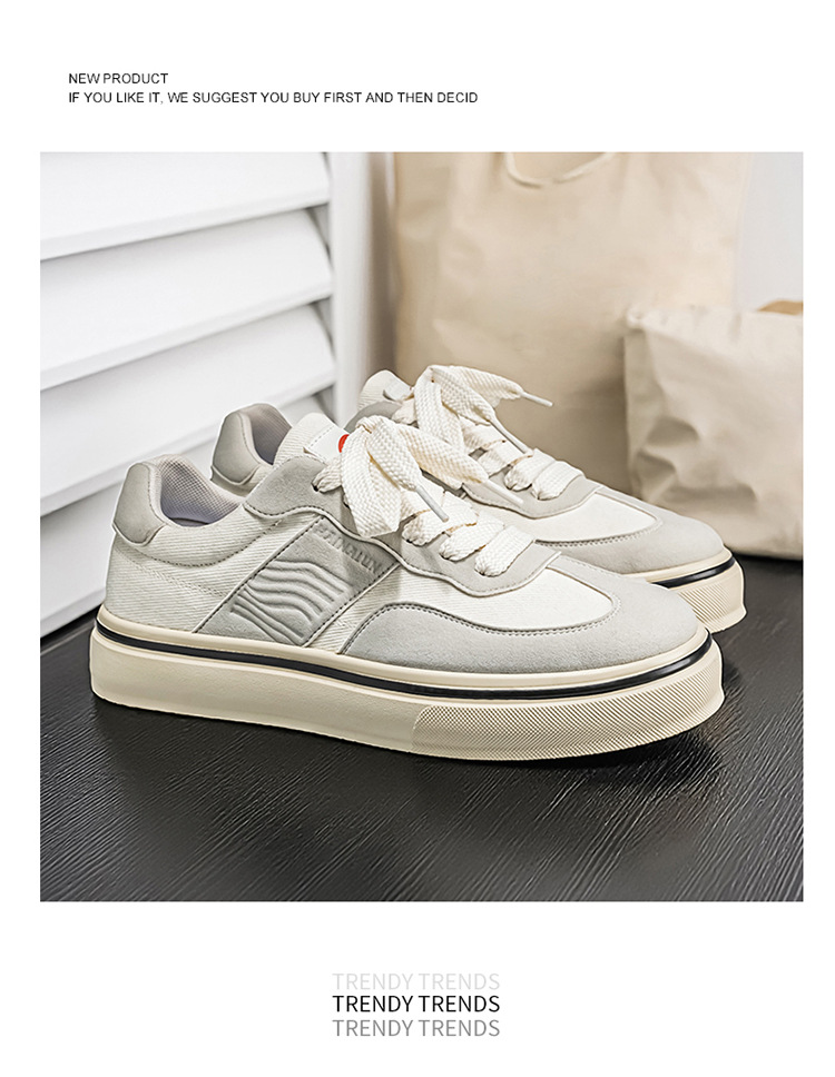 Herren Freizeitschuhe mit Schnürung, Colorblocking & Plateau detail 9