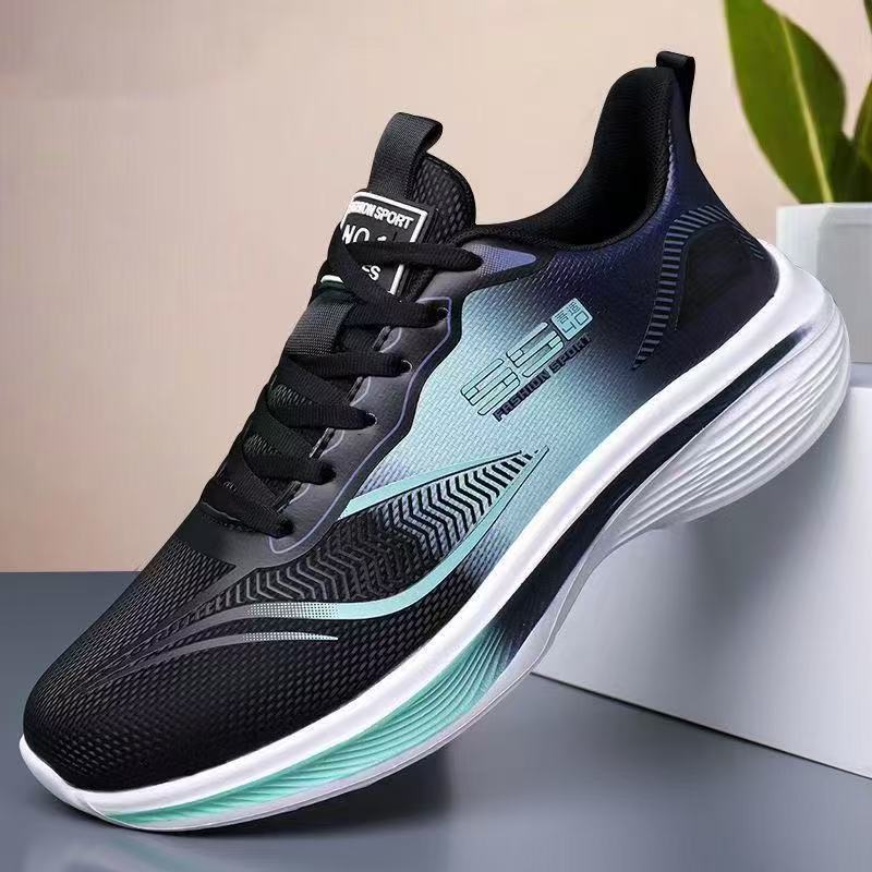 Ademende hardloopschoenen met demping voor heren 3