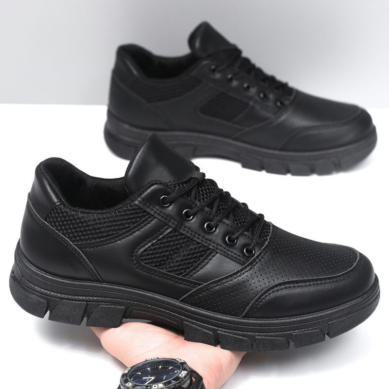 Atmungsaktive, rutschfeste Herren-Freizeitschuhe mit Schnürung 3