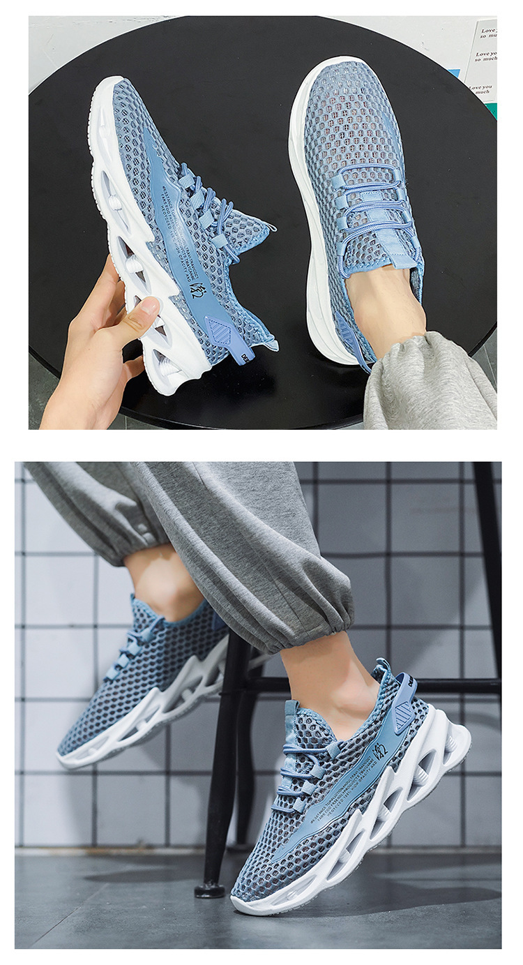Atmungsaktive, leichte Herren-Laufschuhe aus Mesh detail 7