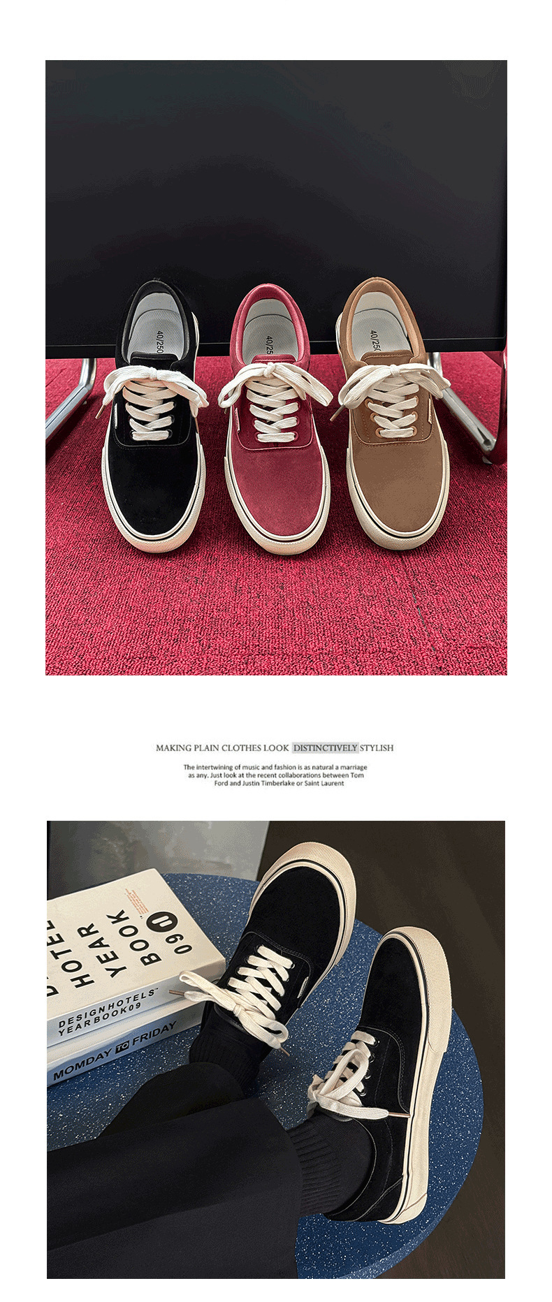 Gedämpfte und strapazierfähige Herren-Skateschuhe mit Schnürung detail 8