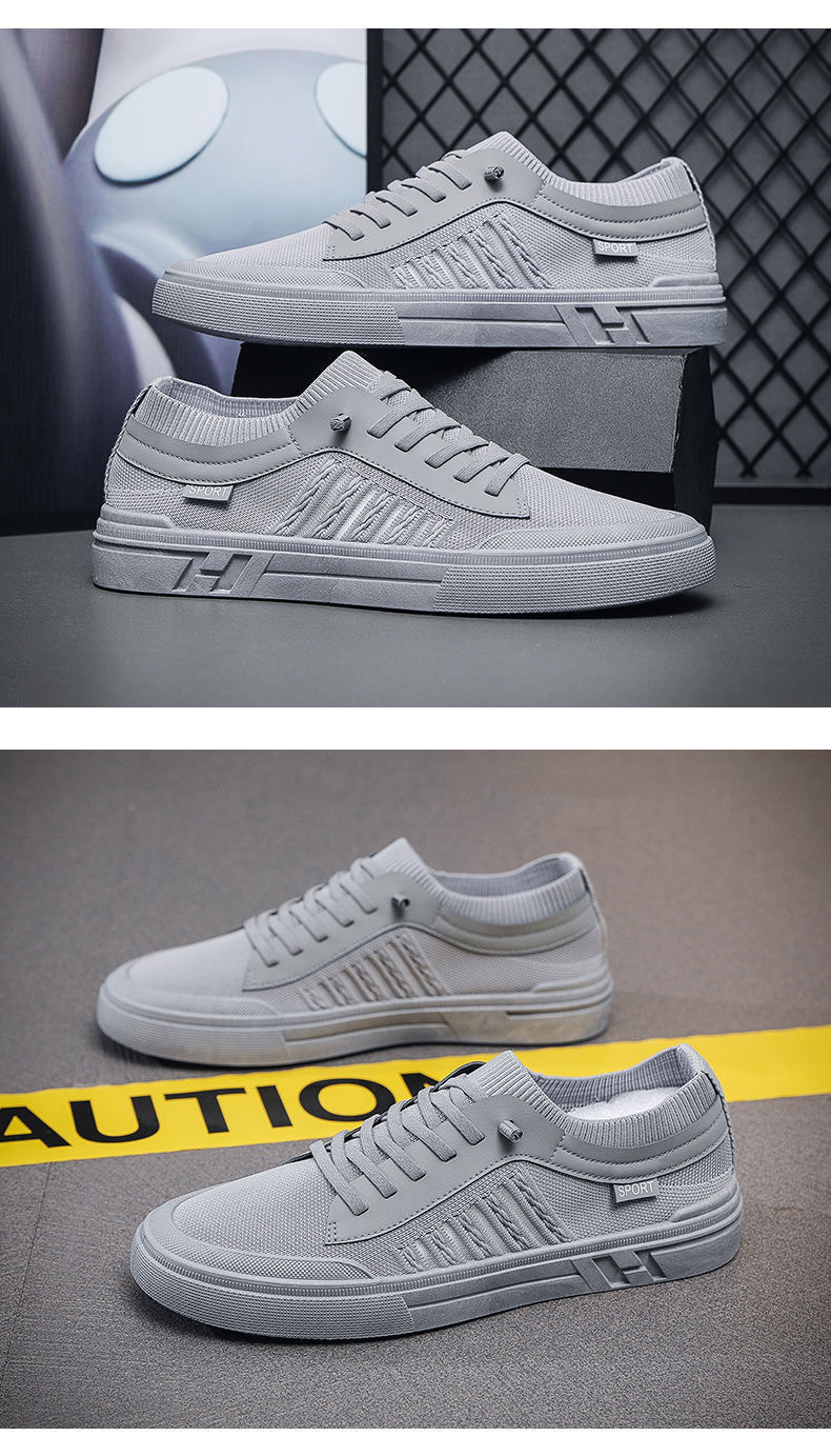 Men's Breathable Lightweight Lace-Up Casual Shoes detail 6