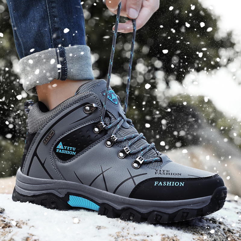 Rutschfeste Schnür-Wanderstiefel für Herren 2