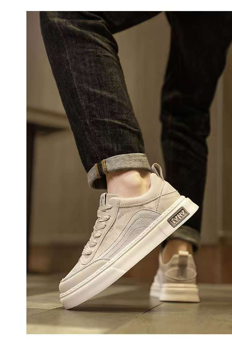 Scarpe casual da uomo stringate e traspiranti con plateau detail 13