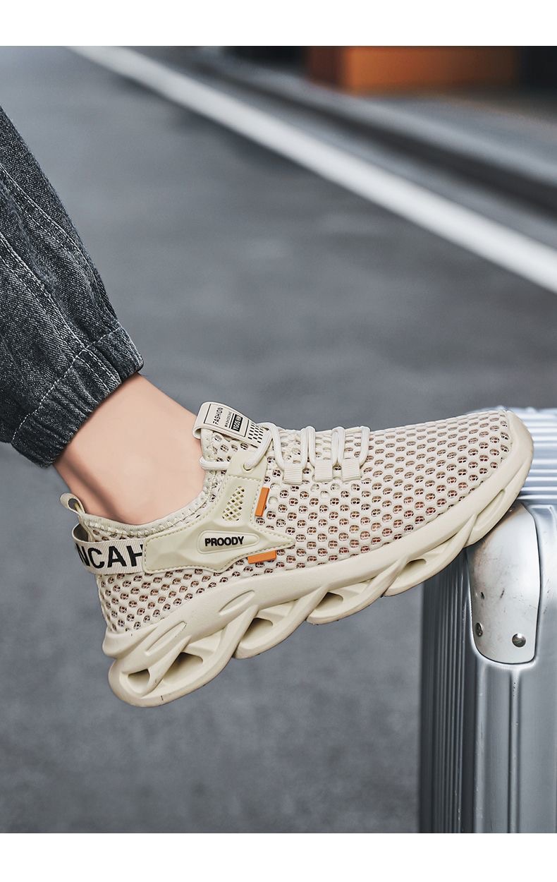 Lichte en ademende hardloopschoenen van mesh voor heren detail 2