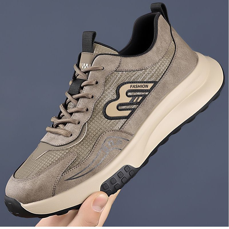Sneakers casual da uomo stringate, ammortizzate e traspiranti 4