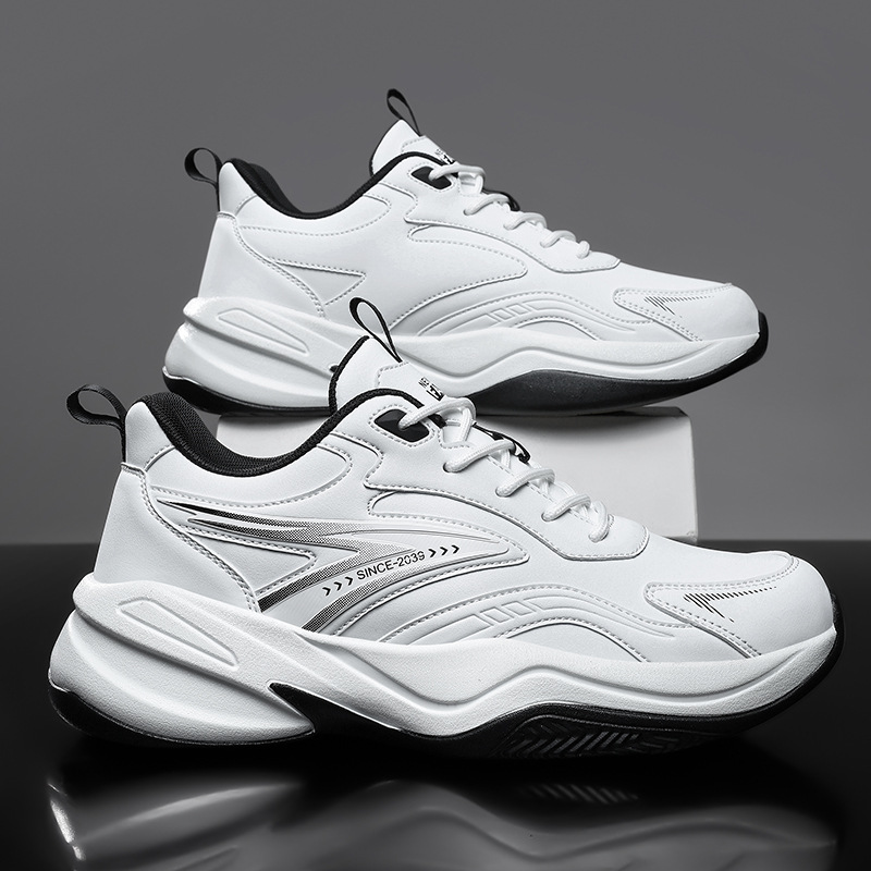 Gedämpfte leichte Sportschuhe für Herren mit Schnürung 3