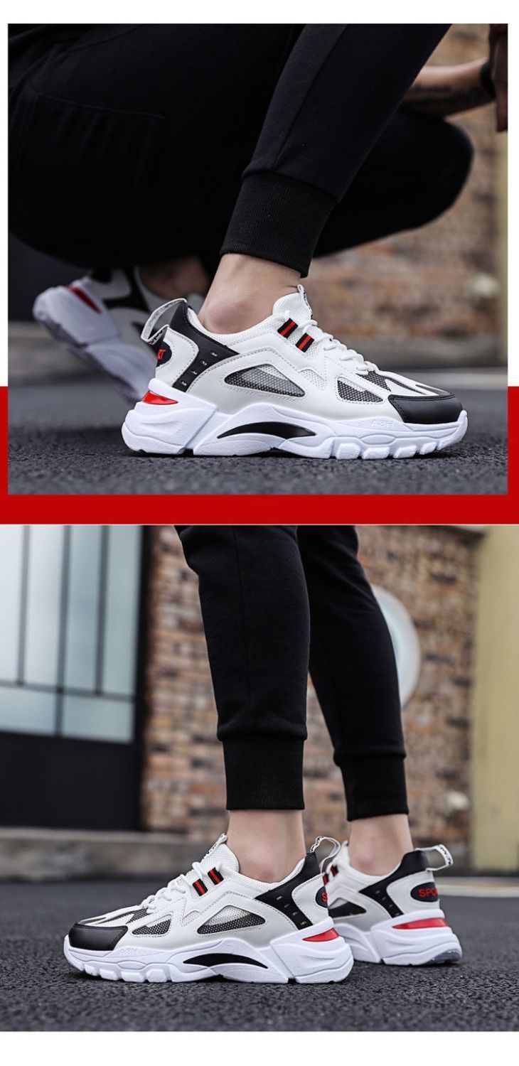 Zapatillas de deporte casuales de plataforma y transpirables para hombre detail 5