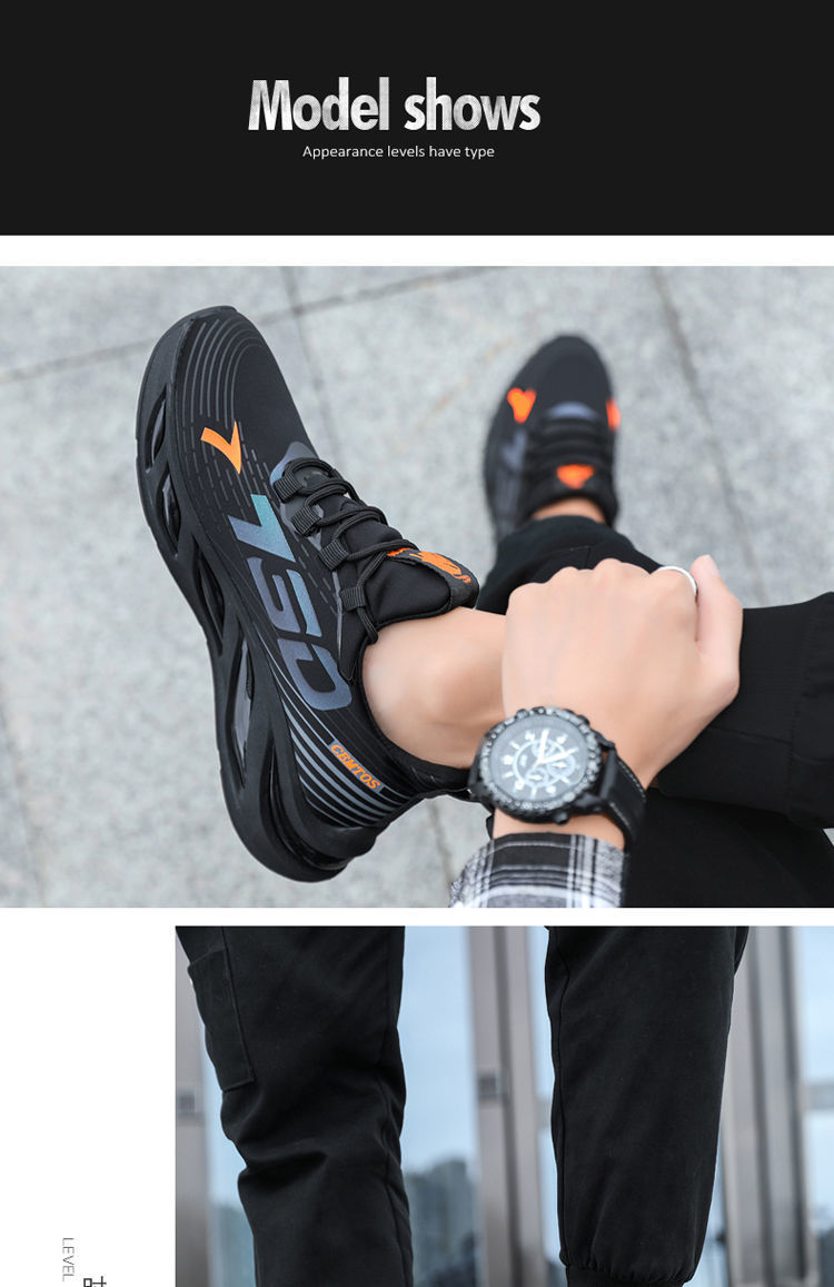Atmungsaktive gedämpfte Laufschuhe für Herren detail 1