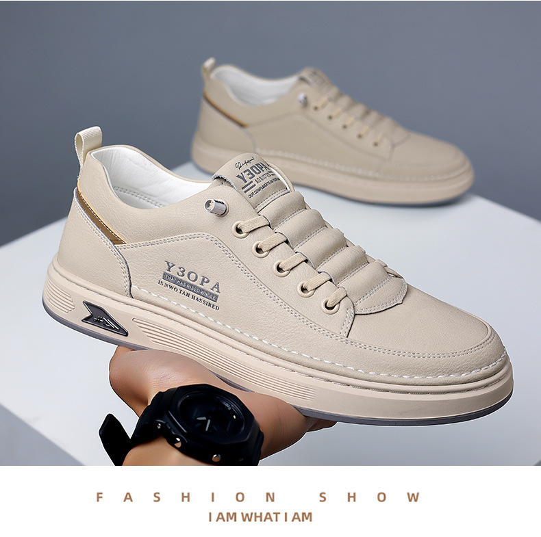 Rutschfeste Low-Top Freizeitschuhe für Herren mit Schnürung detail 8
