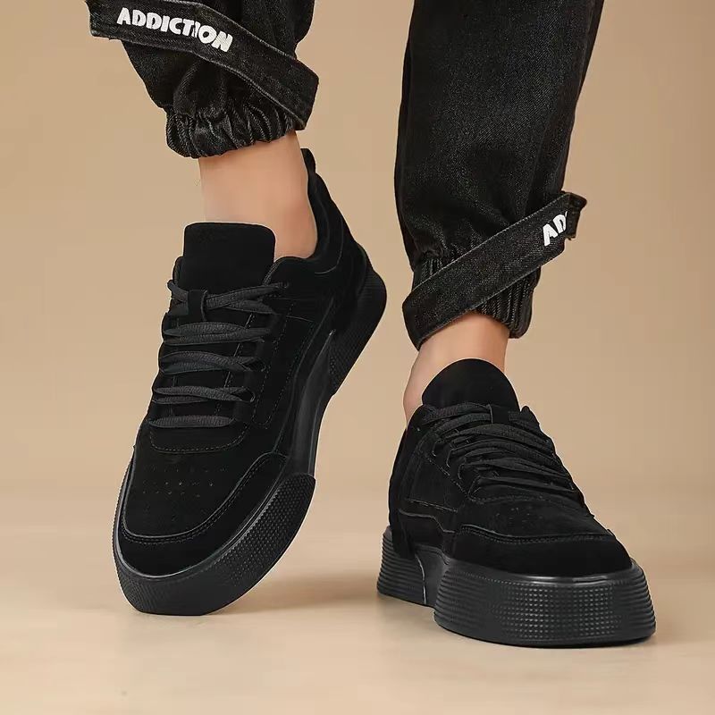 Chaussures casual unies à lacets et antidérapantes pour hommes detail 17