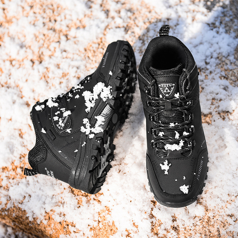 Rutschfeste Schnür-Wanderstiefel für Herren detail 17