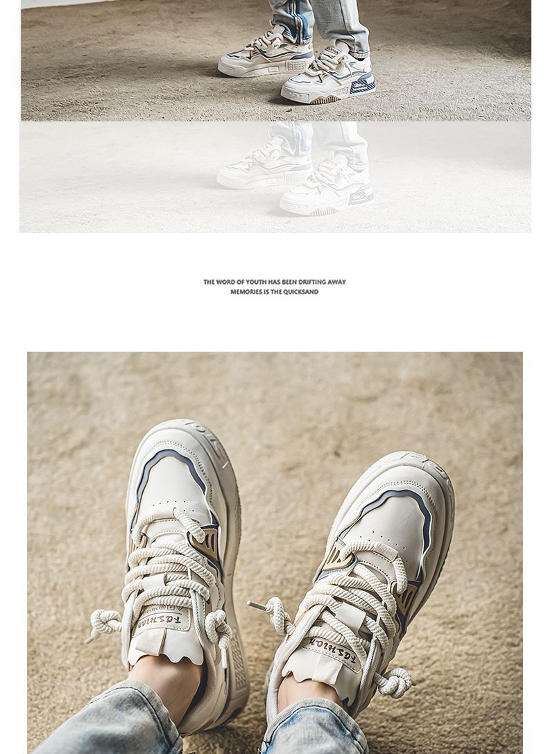Zapatillas de skate unisex con plataforma chunky y diseño colorblock detail 11