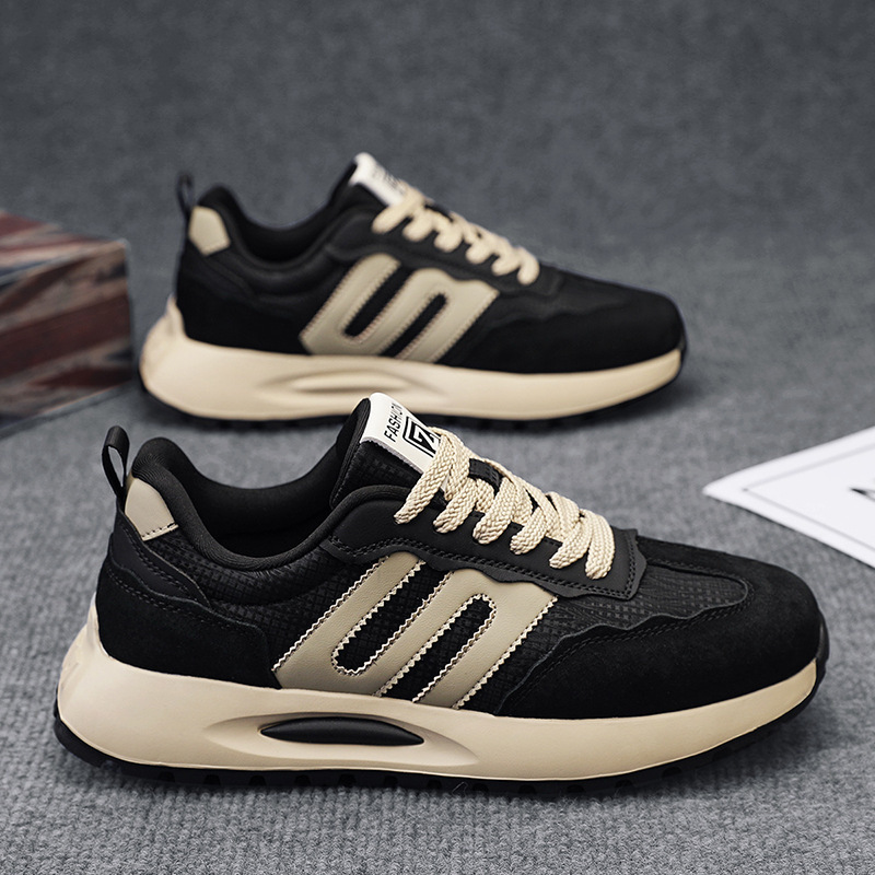 Gedämpfte, atmungsaktive Freizeitschuhe im Colorblock-Design für Herren