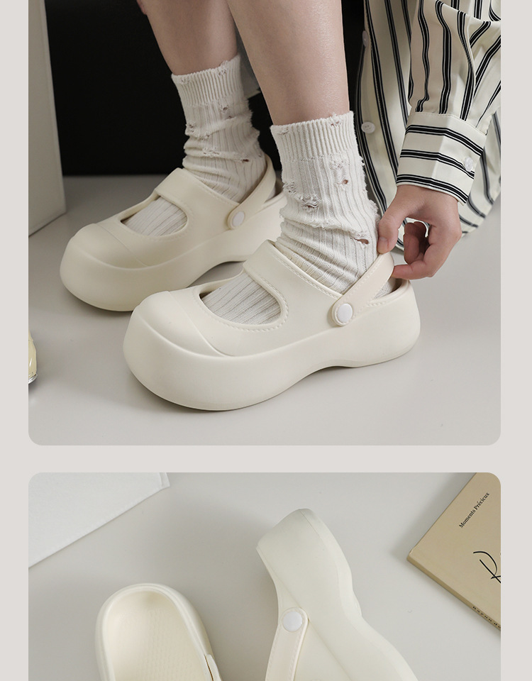 Chaussons à plateforme légers en EVA pour femmes detail 3