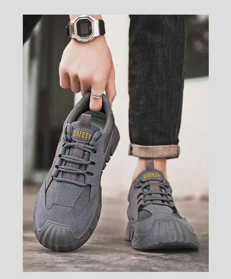 Men's Breathable Lace-Up Casual Shoes detail 15